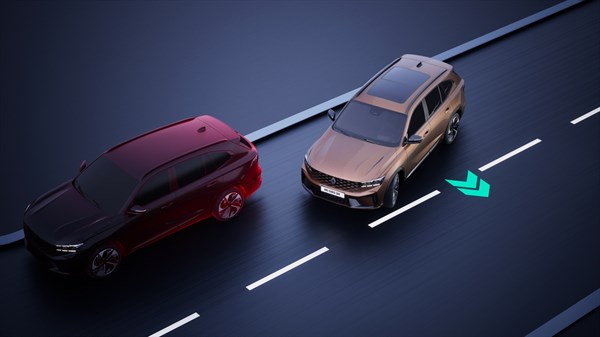 Renault Koleos - evasive maneuver assist